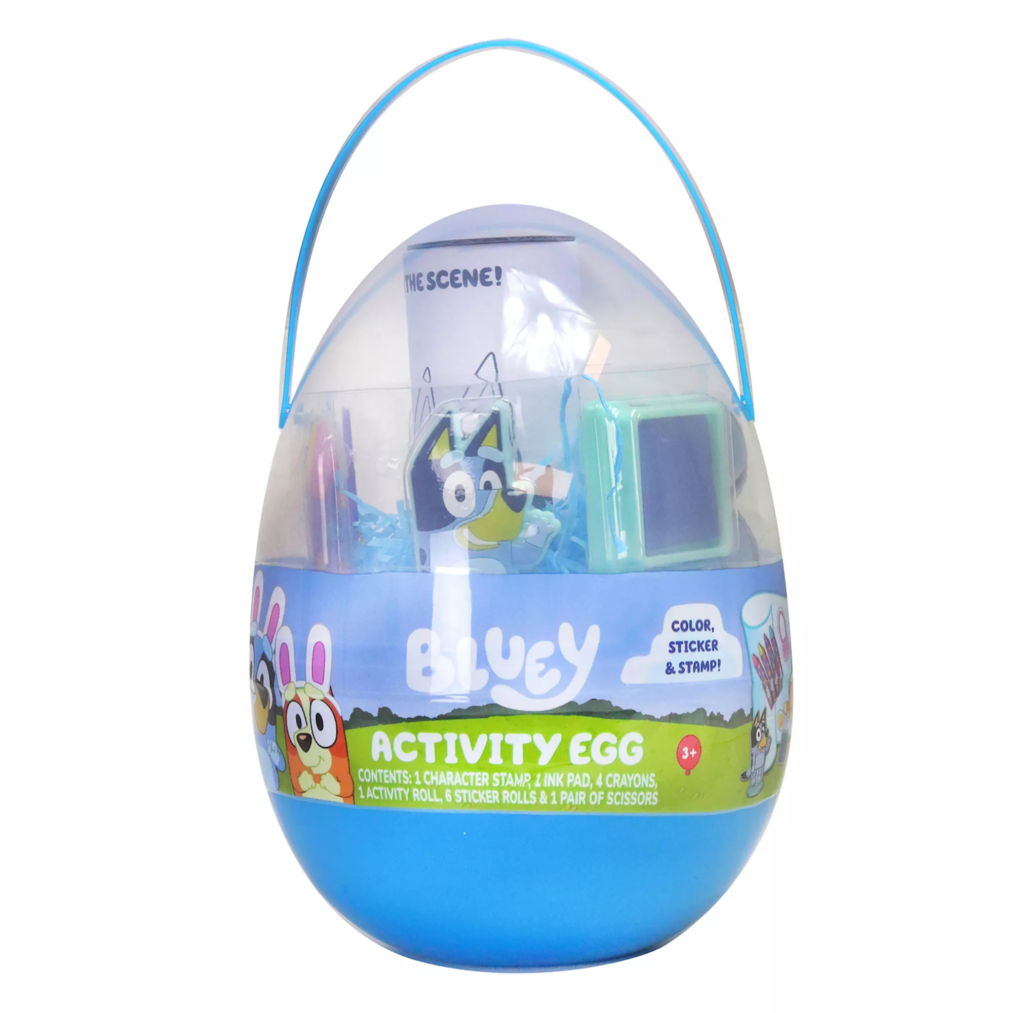 Disney's Bluey Activity Egg with Character Stamp, Stickers & Crayons | Kohl's
