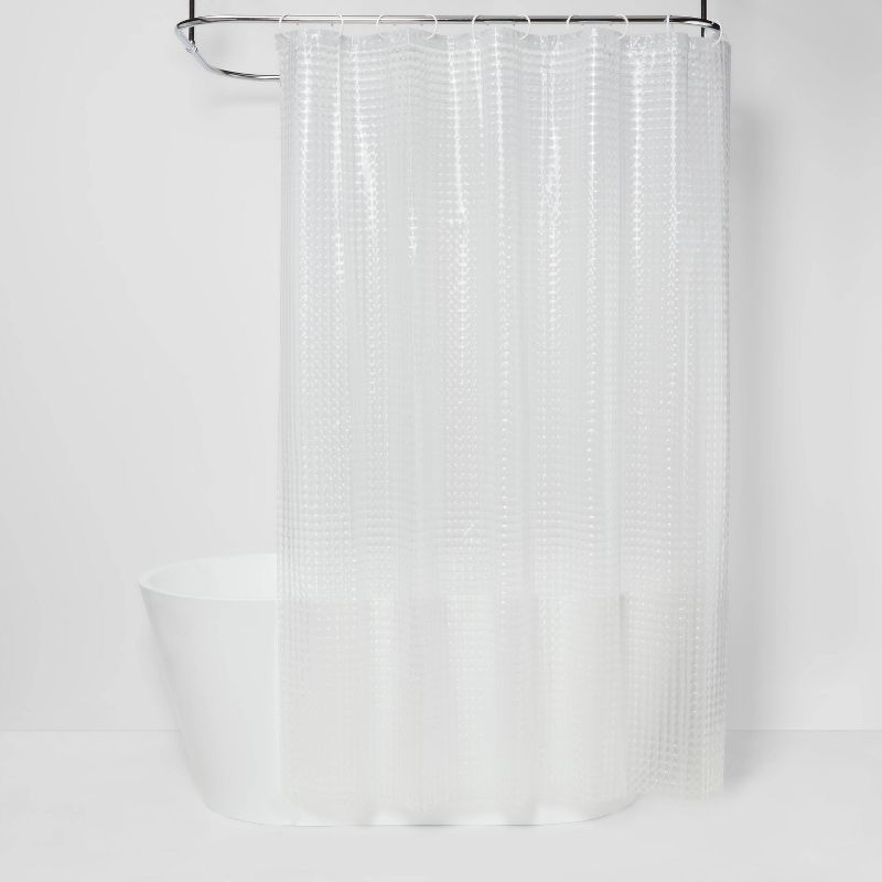 Cubic Shower Curtain Clear - Room Essentials™ | Target