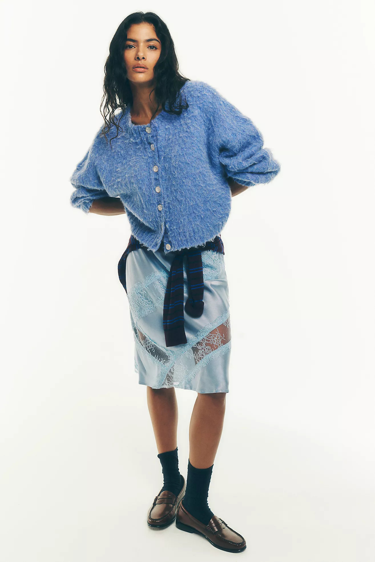 Pilcro Brushed Cardigan Sweater | Anthropologie (US)