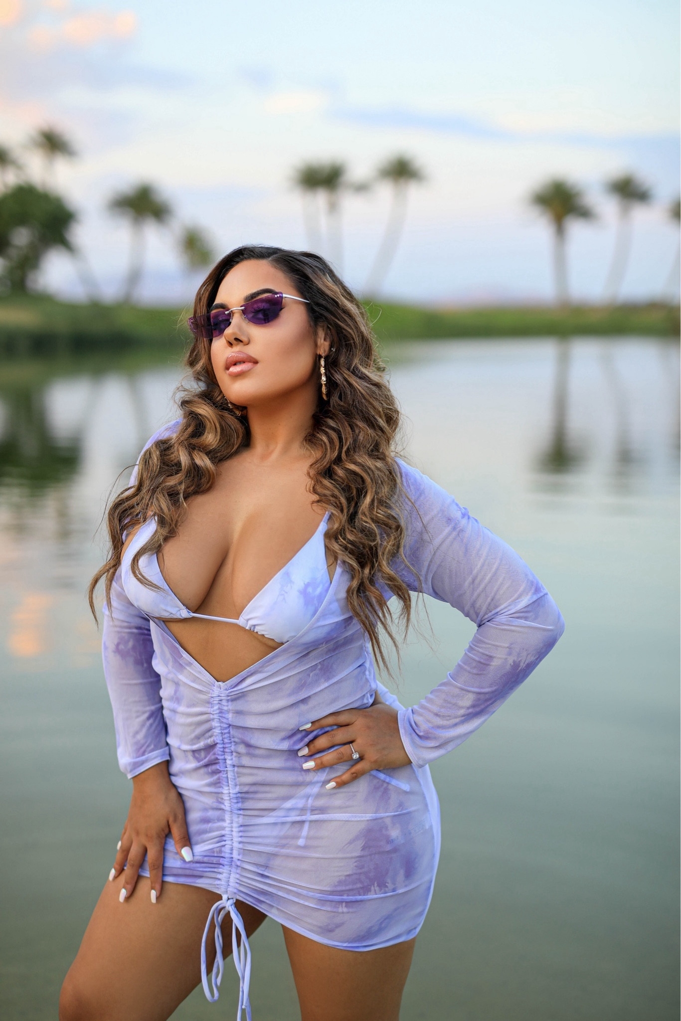 Being a Floridian a fun perk is you get to enjoy the beach all year around. This lavender tie dye cover up with matching bikini is a staple in my closet. 

#LTKHoliday #LTKCyberWeek #LTKGiftGuide