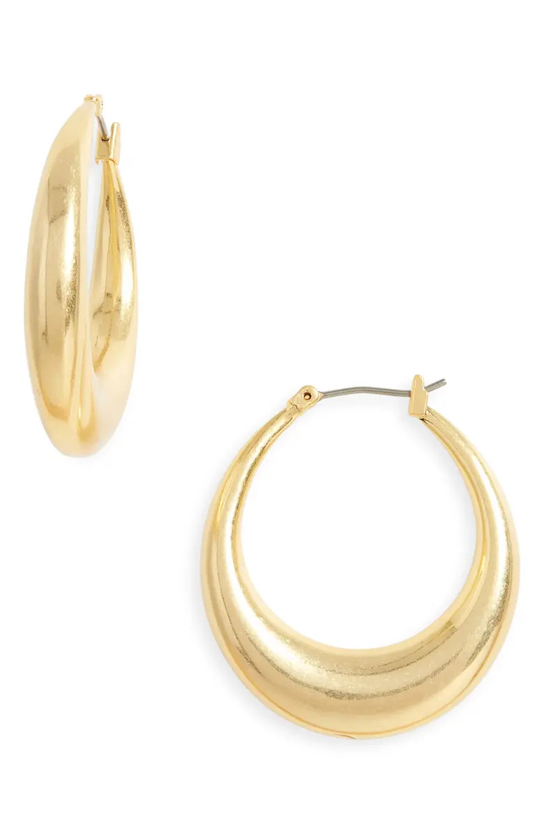 Large Crescent Hoop Earrings | Nordstrom Rack