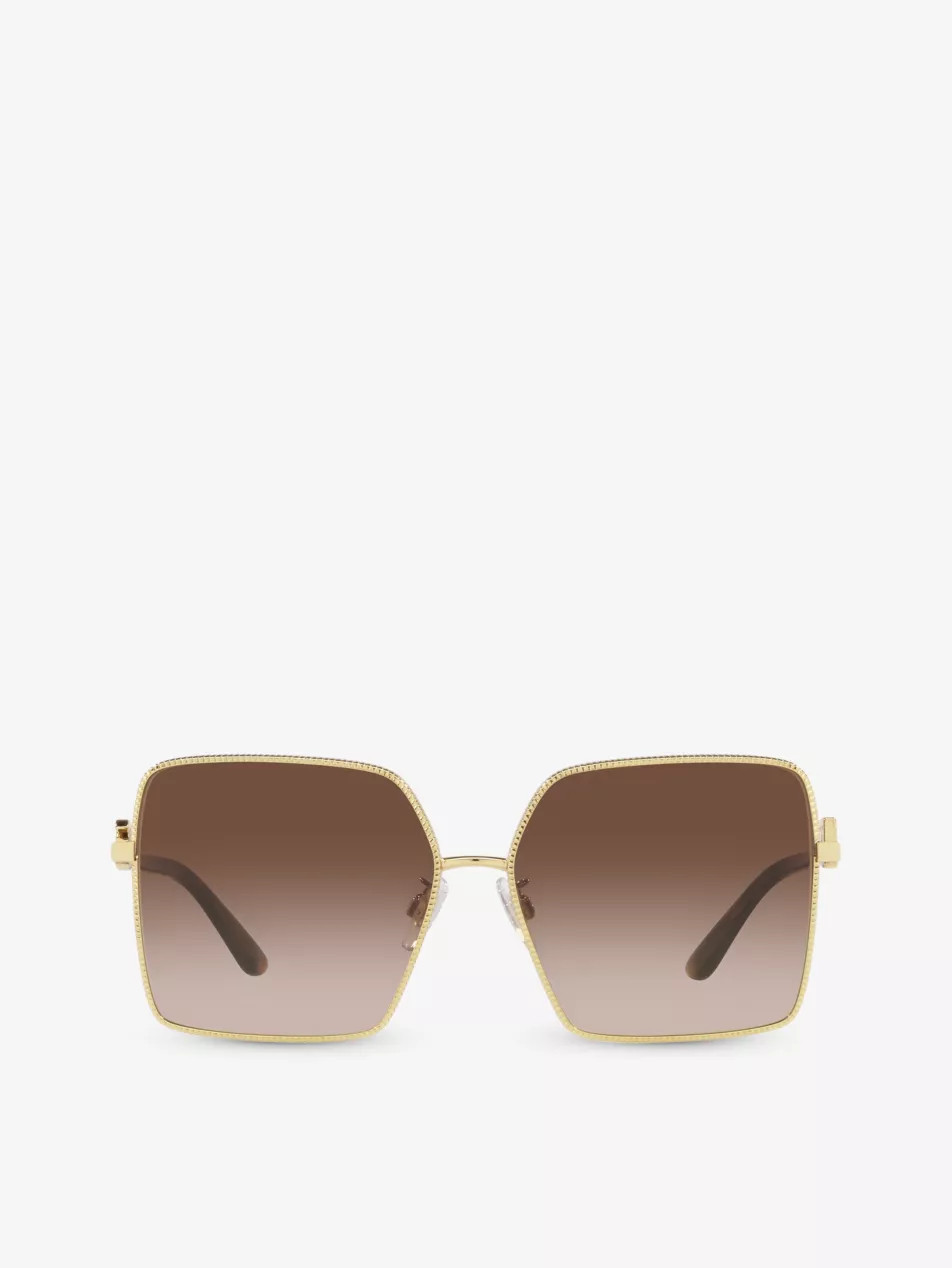 DG2279 square-frame metal sunglasses | Selfridges