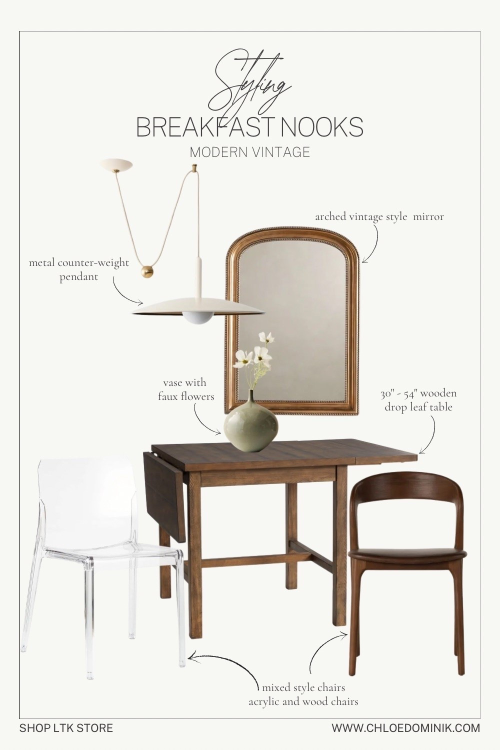 Breakfast Nooks Styling: Vintage Modern

#LTKhome
