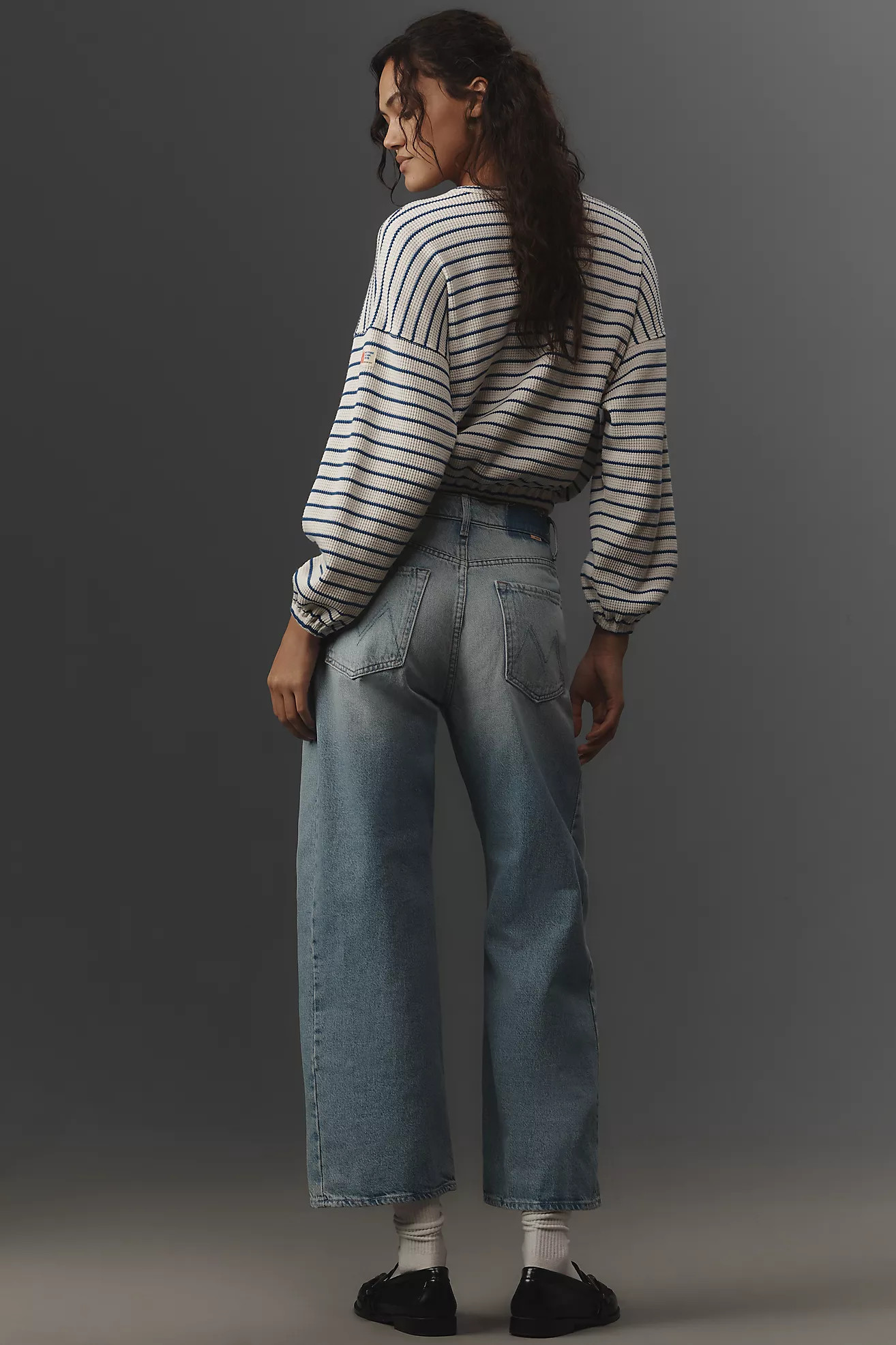 MOTHER The Half-Pipe High-Rise Taper Jeans | Anthropologie (US)