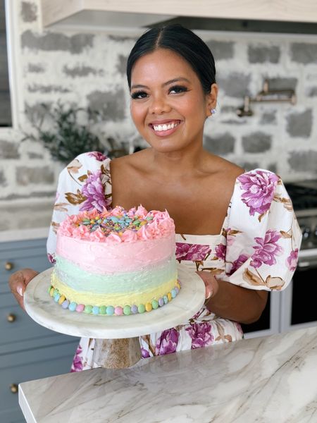 I just made the cutest cake…the Surprise-Inside Easter Candy Layer Cake! I got the recipe from the Betty Crocker website.  This recipe looks intimidating, but it was actually pretty easy!  #Target #TargetPartner #BettyCrocker @bettycrocker @target 


#LTKSeasonal #LTKparties #LTKhome