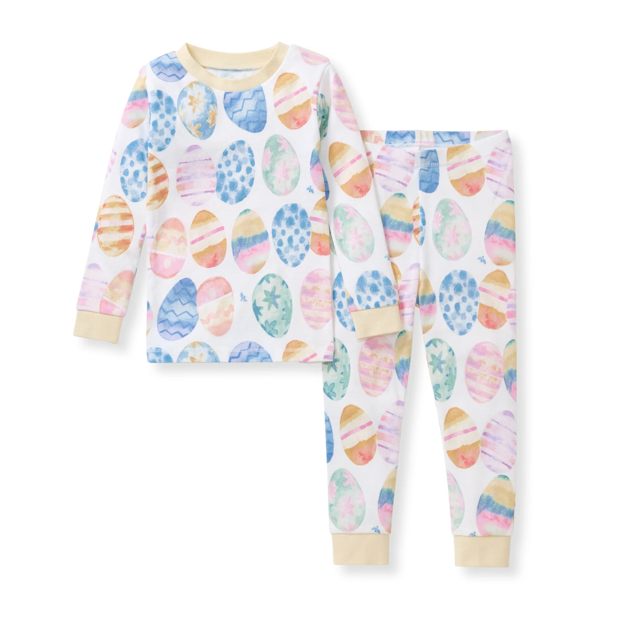 Easter Eggs Organic Cotton Two-Piece Pajamas | Burts Bees Baby