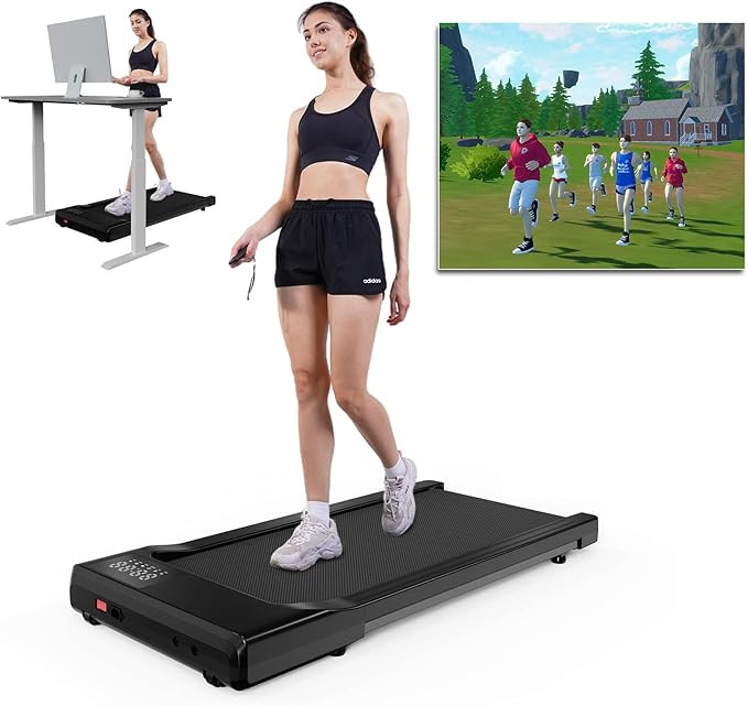 Walking Pad Treadmill, Smart Walking Pads, 2.5HP Under Desk Treadmill for Home Office Use, Remote... | Amazon (US)