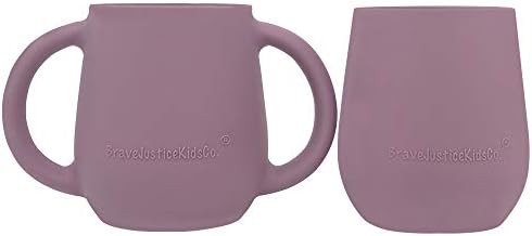 Amazon.com: BraveJusticeKidsCo. | Teenie Tiny™ Silicone Developmental Baby-Led Weaning Drinking... | Amazon (US)