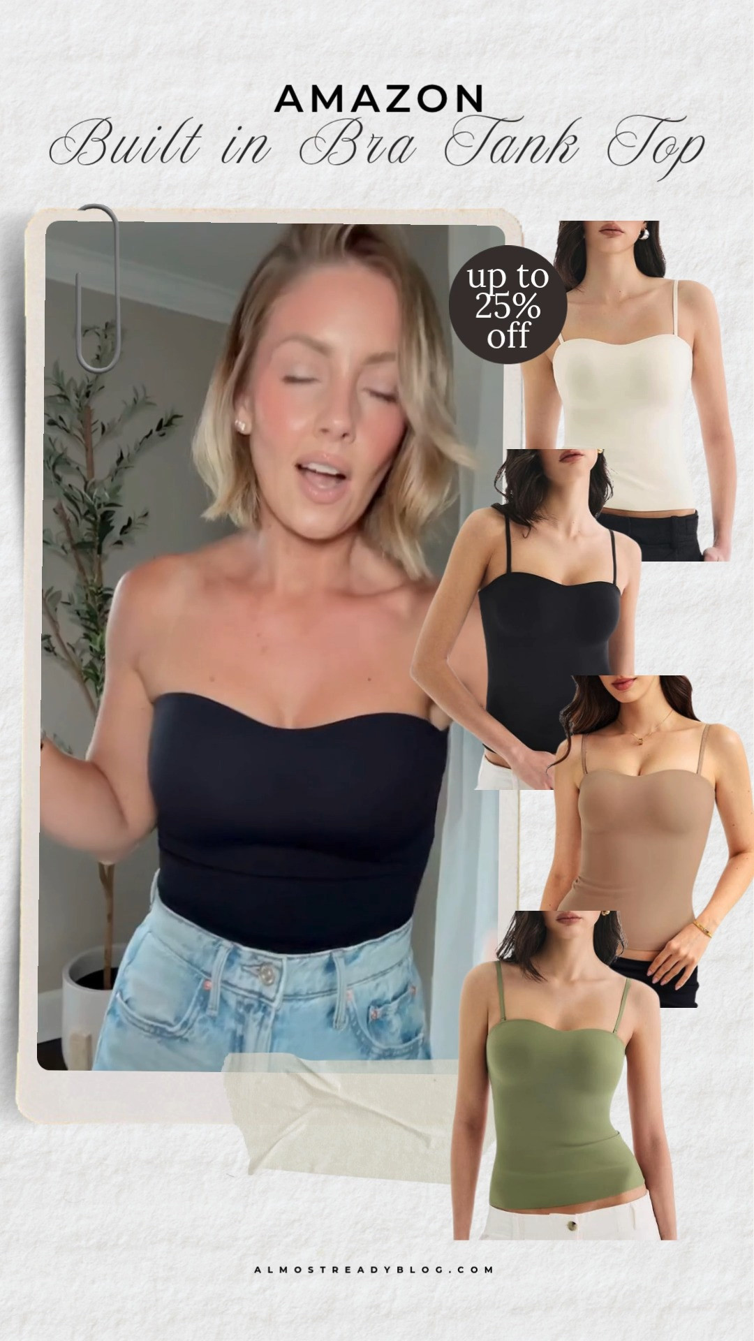 An Amazon basic you’ll reach for on repeat. This built-in bra tank top makes everyday outfits effortless and comes in multiple easy-to-wear neutrals.

Amazon fashion, built in bra tank, bra tank top, Amazon tank top, women’s tank top, everyday basics, summer basics, layering tank, Amazon finds, casual outfit

#LTKOver40 #LTKSaleAlert #LTKPetite