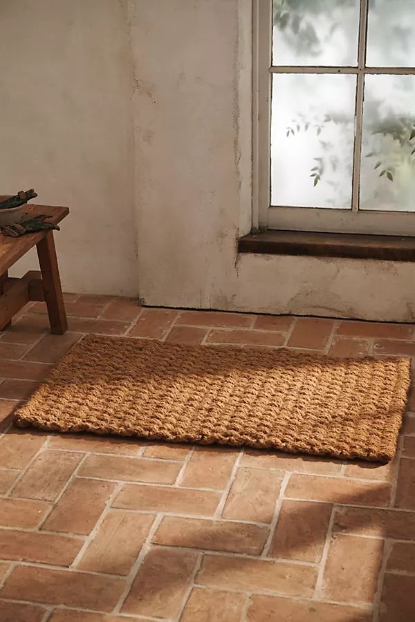 Jumbo Weave Coir Doormat | Anthropologie (US)