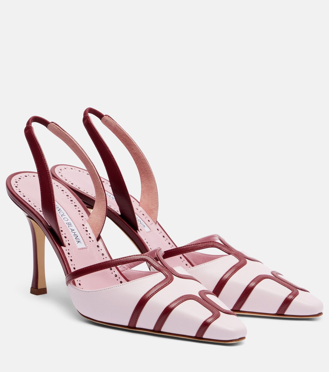 Sarto 90 leather slingback pumps | Mytheresa (US/CA)