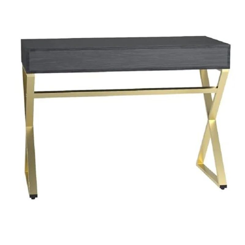 Computer Desk, Modern Simple Home Office Desk Study Table Writing Desk With 2 Storage Drawers, Ma... | Wayfair North America