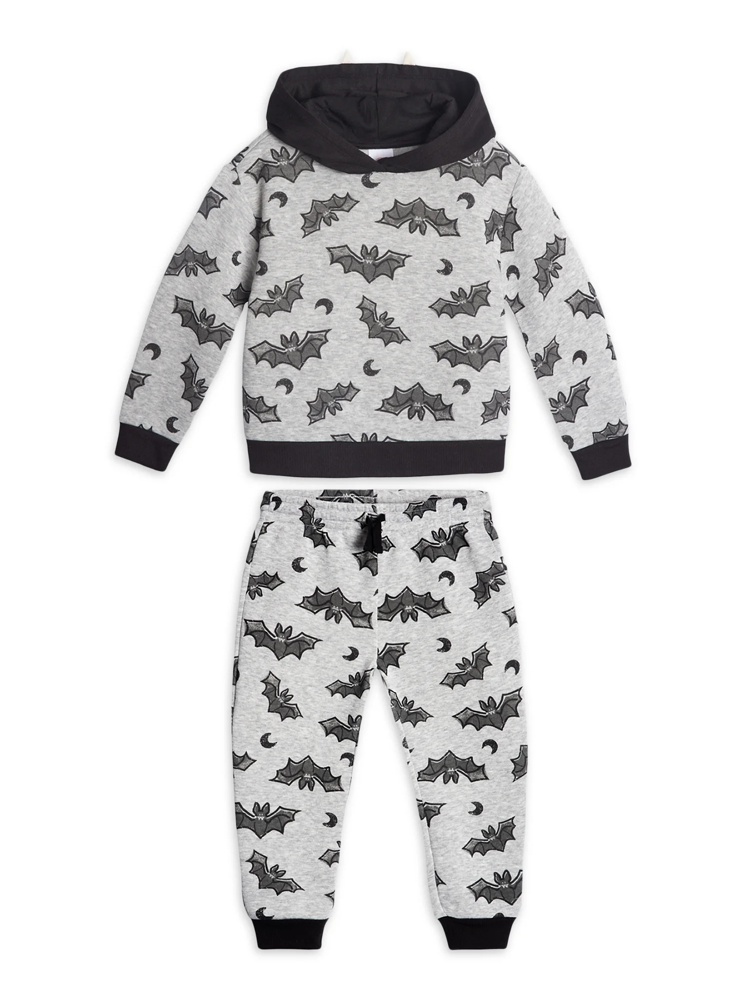 Wonder Nation Toddler Boys or Girls Halloween Fleece Outfit Set, 2-Piece Set, Sizes 2T-5T | Walmart (US)