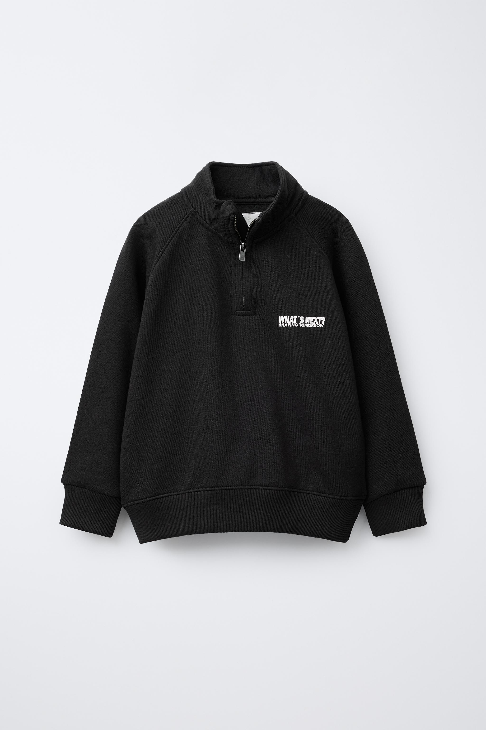 ZIP-UP SWEATSHIRT AND JOGGER PANTS WITH LABELS SET | Zara US