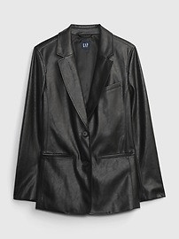 Faux-Leather Blazer | Gap (US)