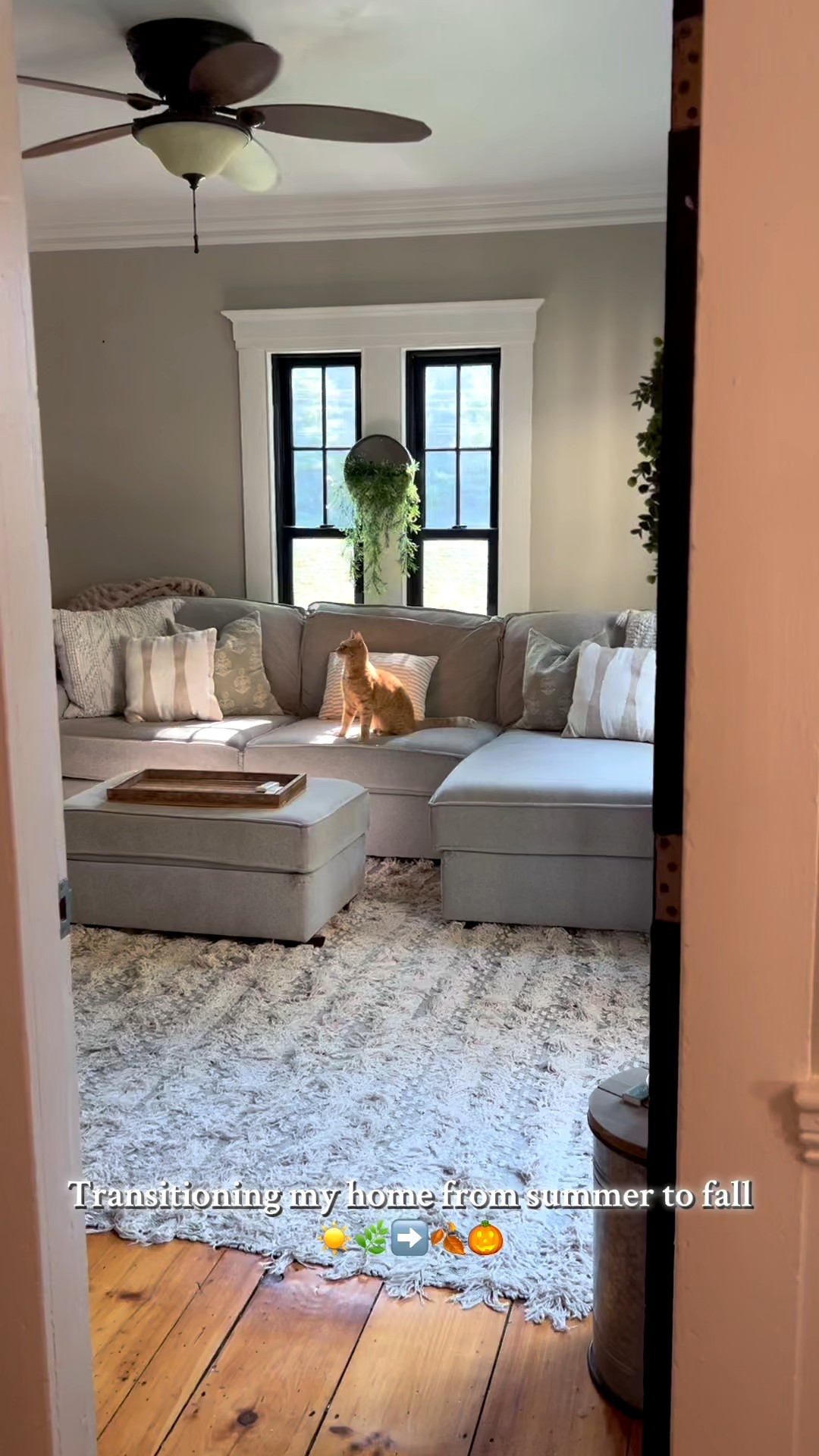 Summer to fall home transition featuring some fun upgrades…wait for the end to see the coziest evening ambiance 🌙🍂🤎🕯️

#LTKHome #LTKHalloween #LTKSeasonal