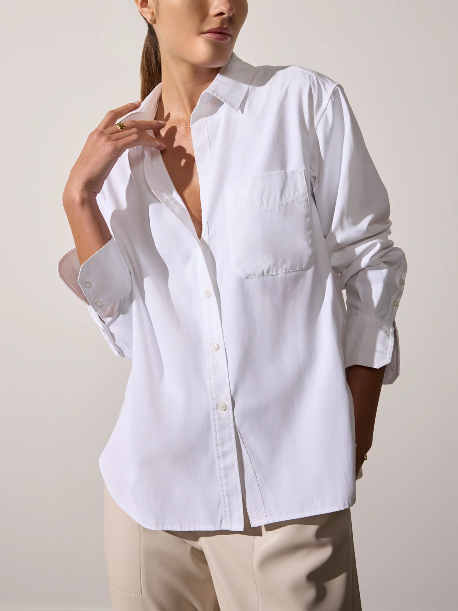 Brochu Walker | Everyday Shirt In Salt White | Brochu Walker