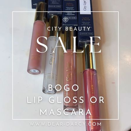BOGO lip gloss lip stain or mascara 
By city Beauty 

My favorite lip stain and lip plumpers 
Buy on get one Free 

Great gift and stocking stuffer


#LTKfindsunder50 #LTKVideo #LTKbeauty