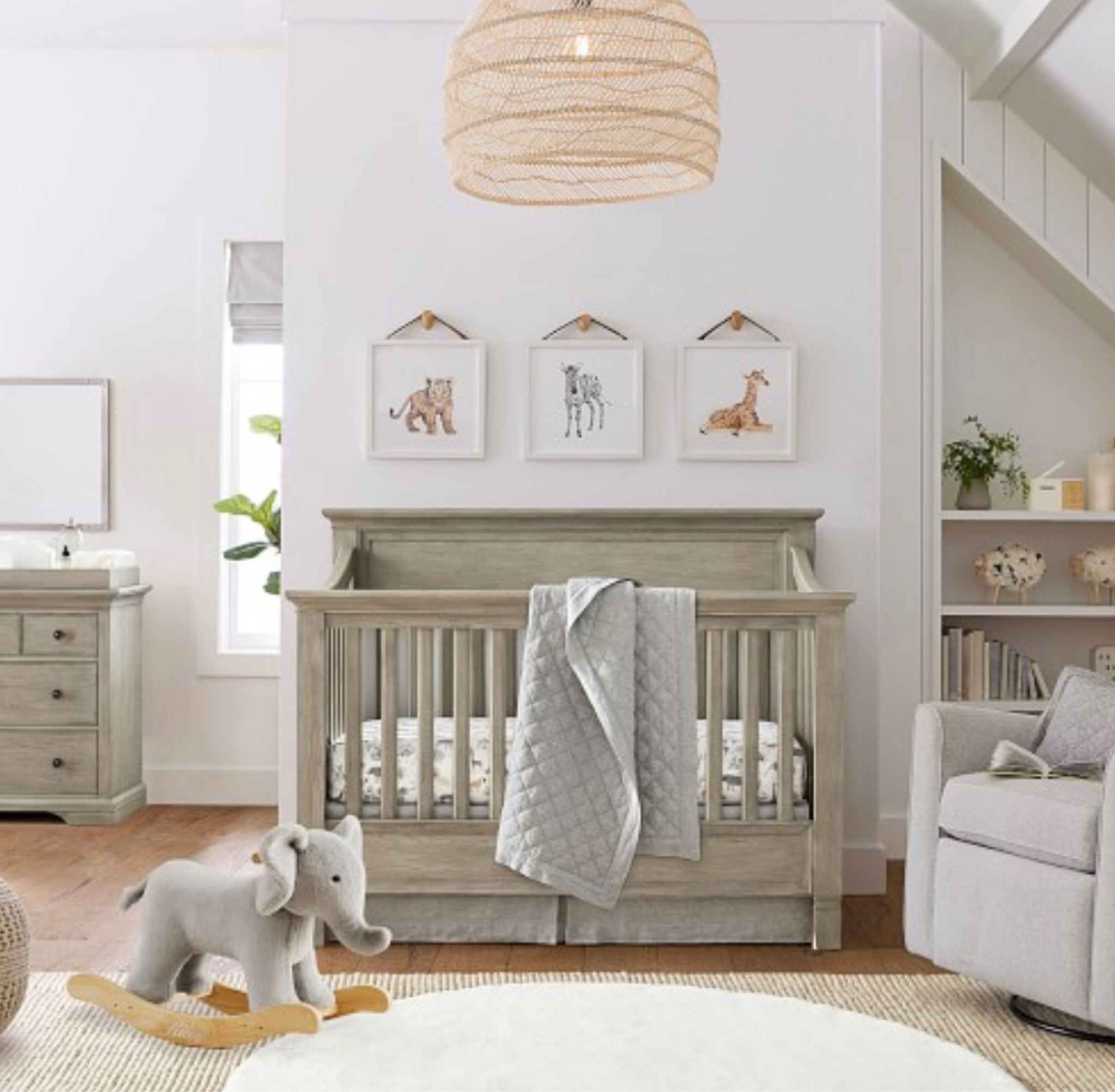 Pottery Barn Kids Neutral Nursery with Safari Theme #pbkids #nursery #nurseryideas 

#LTKkids #LTKbump #LTKbaby
