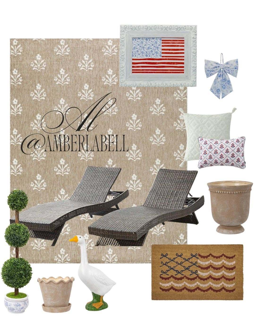 Outdoor decor- all so precious for Memorial Day through July 4th! 

#LTKSaleAlert #LTKSeasonal #LTKHome