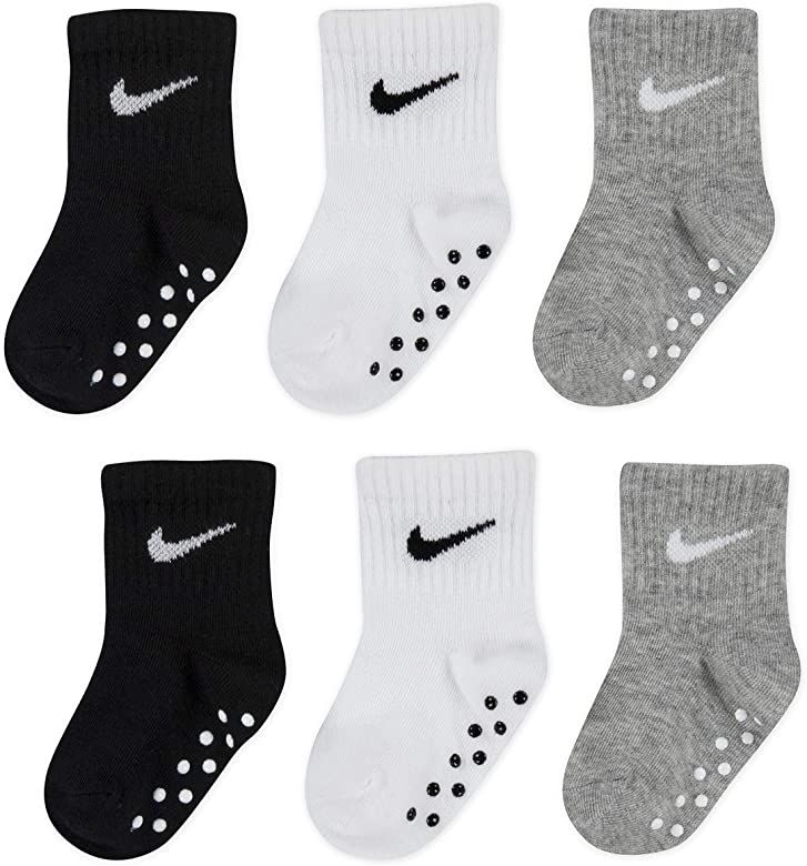 Nike baby-boys Ankle Gripper Socks (3 Pairs) | Amazon (US)