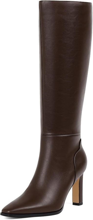 Modatope Knee High Boots for Women High Heel Tall Boots | Amazon (US)