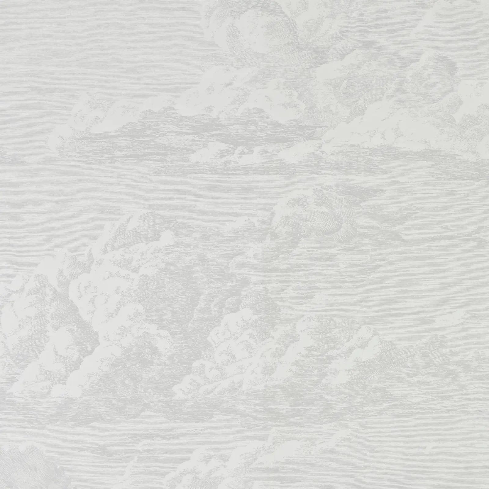 Schumacher Cloud Toile Wallpaper in Quartz | Chairish