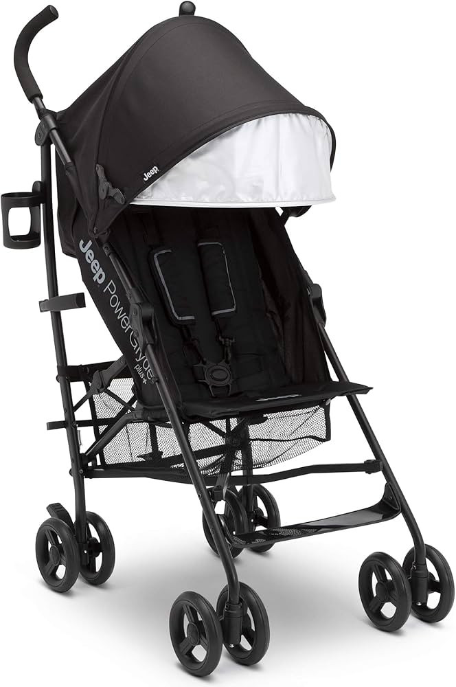 Jeep PowerGlyde Plus Stroller by Delta Children - Lightweight Travel Stroller with Smoothest Ride... | Amazon (US)