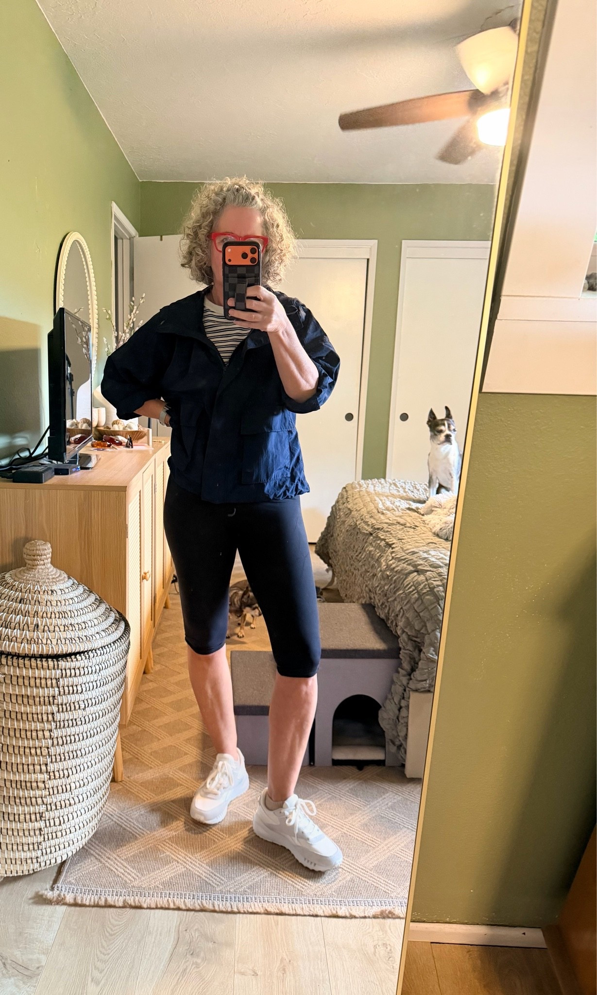 I love the length of these workout leggings, great to transition from shorts to longer winter leggings