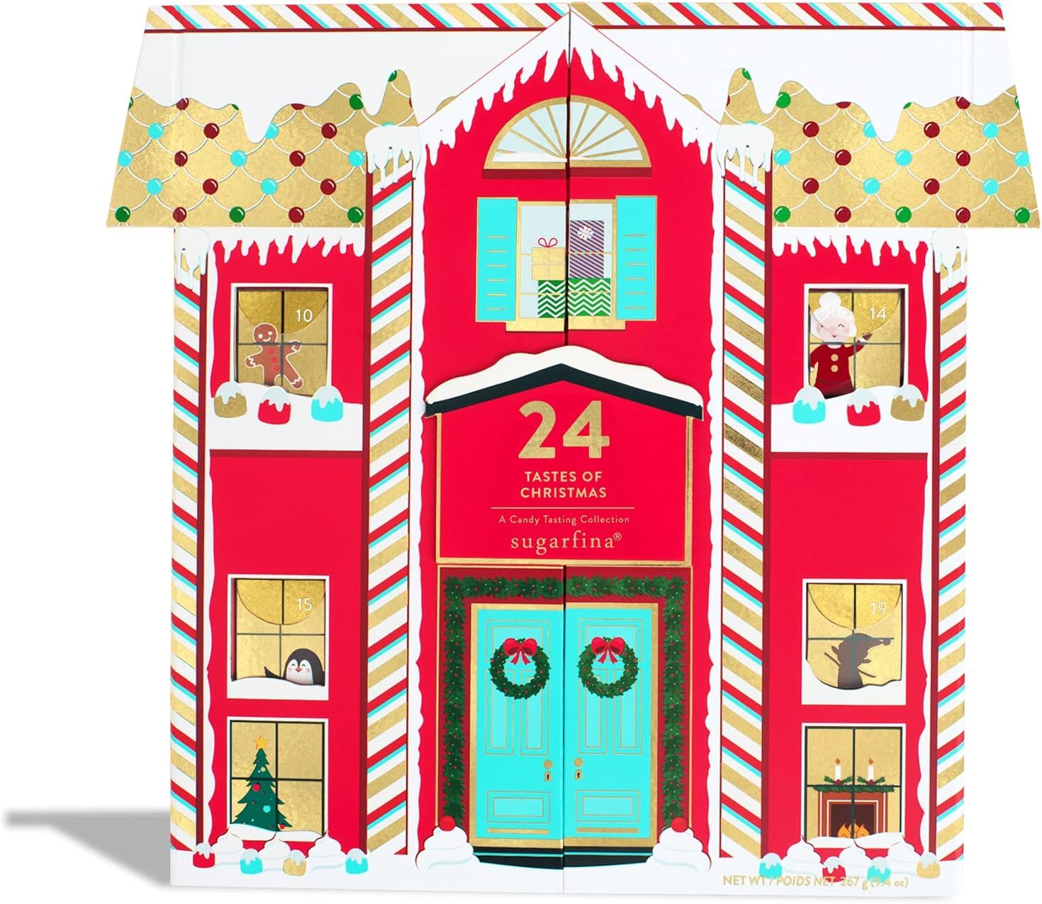Sugarfina Gingerbread 24 Tastes of Christmas Candy Tasting Collection Advent Calendar | Amazon (US)