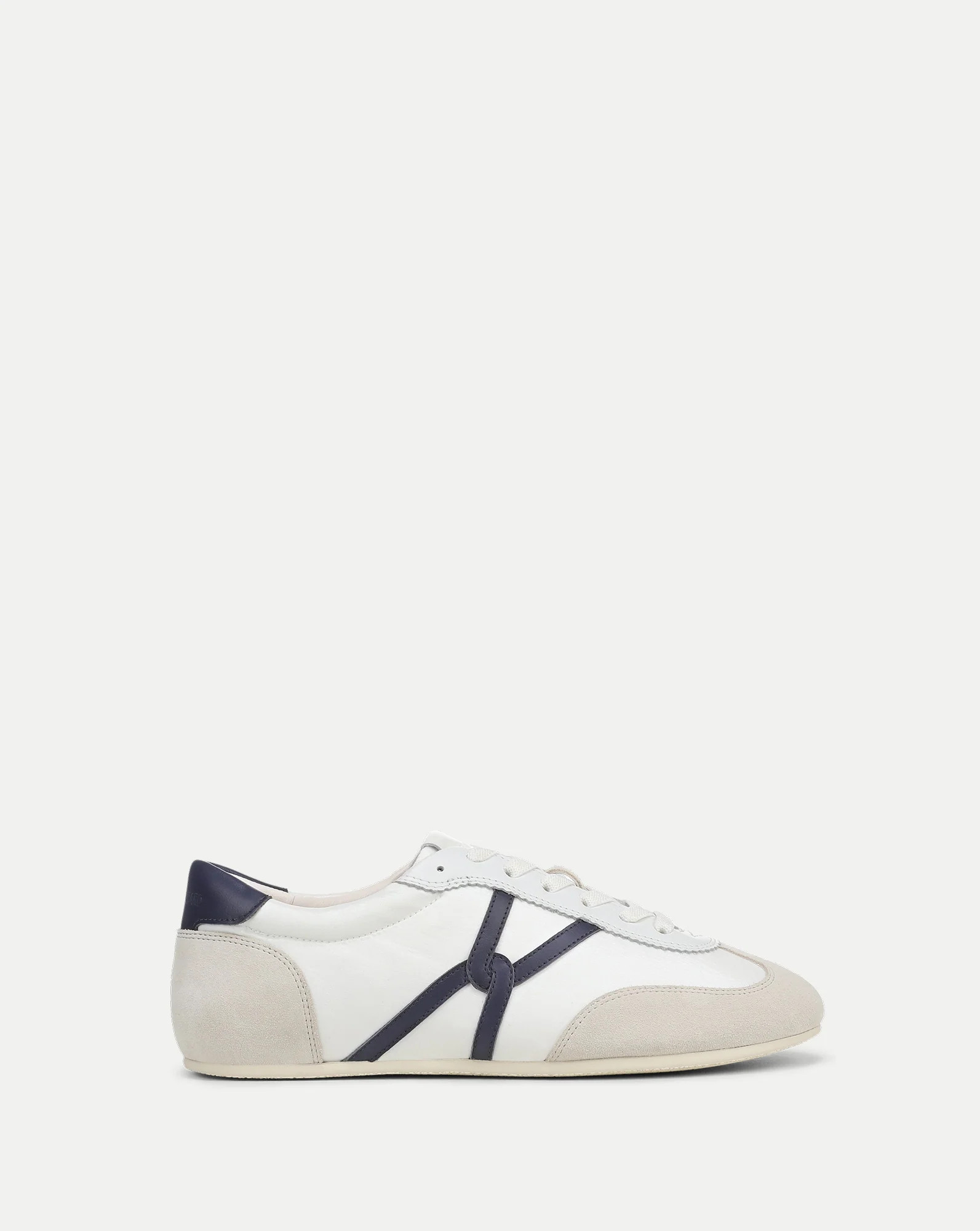 Riviera Nylon Sneaker in Coconut/Navy | Veronica Beard | Veronica Beard