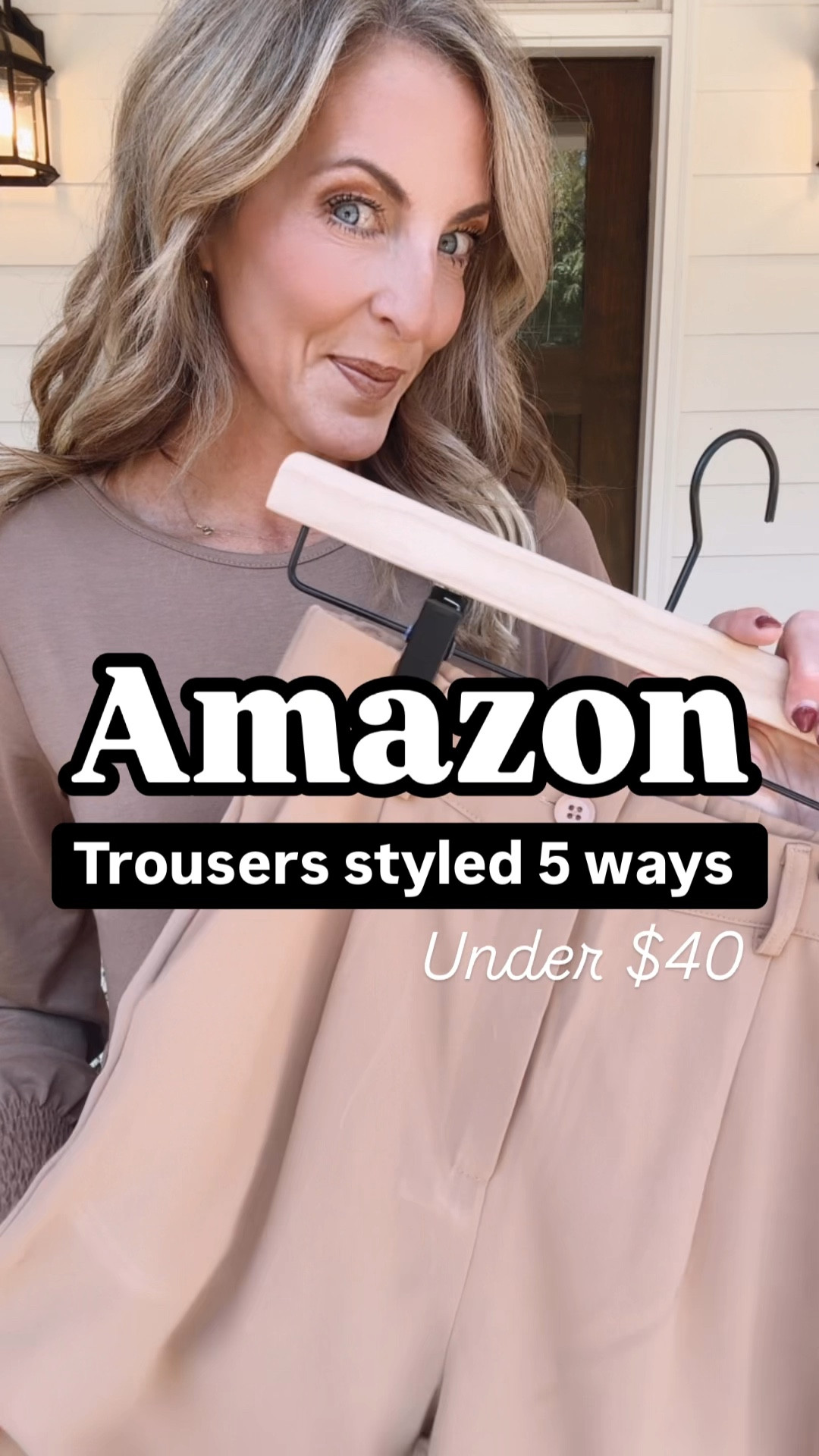 Amazon trousers less than $40 perfect styled so many ways for a day in the office or a night out! These trousers are flattering and comfortable with an elastic waist in the back- all Amazon tops under $30 // everything comes in multiple color options  

#LTKStyleTip #LTKxPrimeDay #LTKFindsUnder50 #LTKVideo #LTKHoliday #LTKOver40