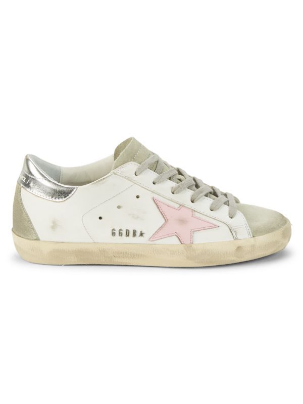 Women's Star Leather Sneakers | Saks Fifth Avenue OFF 5TH (Pmt risk)