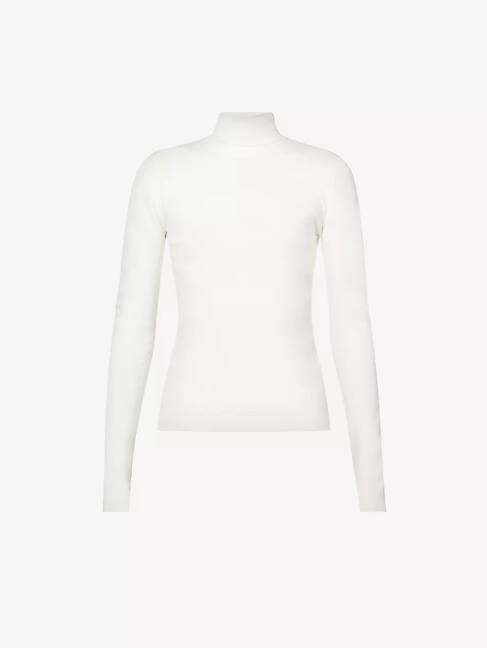 Stretch-silk turtleneck | Selfridges
