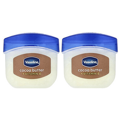 Vaseline, Lip Therapy® Jelly, Cocoa Butter, 2 Pack, 0.25 oz (7 g) Each | iHerb
