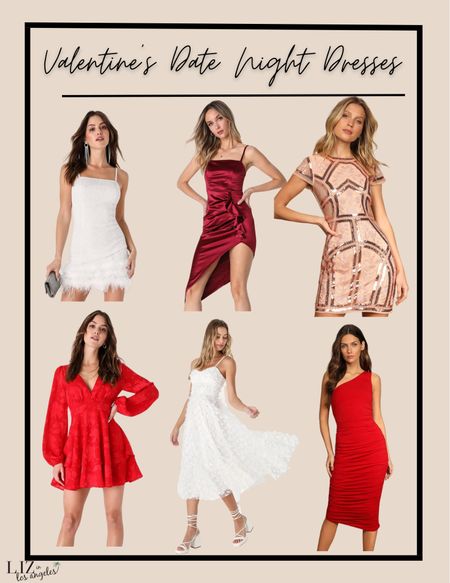 This Valentine’s Day I am loving a pink, white or red dress for the occasion.  These date night dresses are the perfect special occasion dress for a girls night out dress or a going out dress. 

#LTKSeasonal #LTKstyletip #LTKFind
