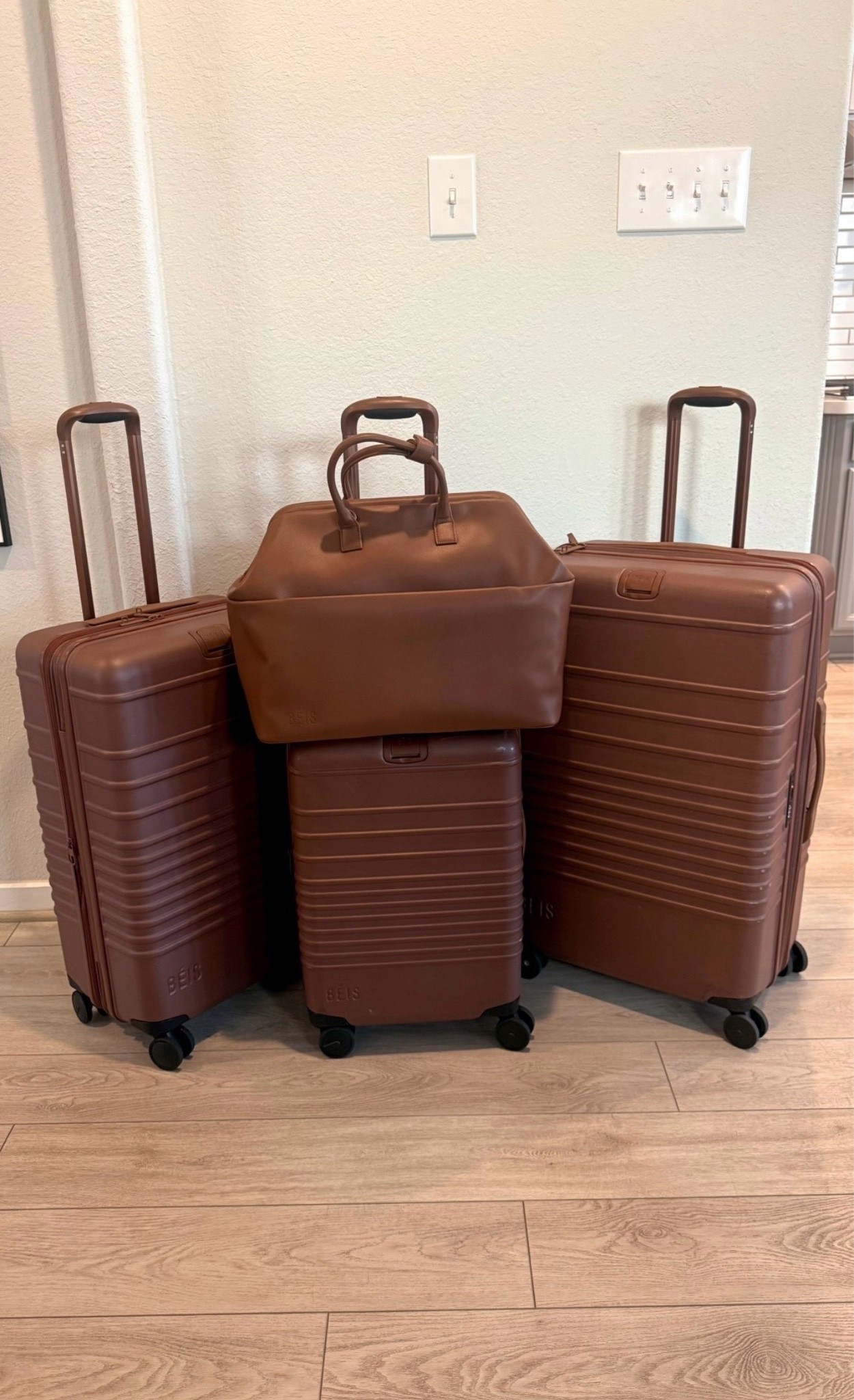 This chocolate brown luggage from Beis is perfect!

#LTKTravel #LTKSeasonal #LTKmomlife