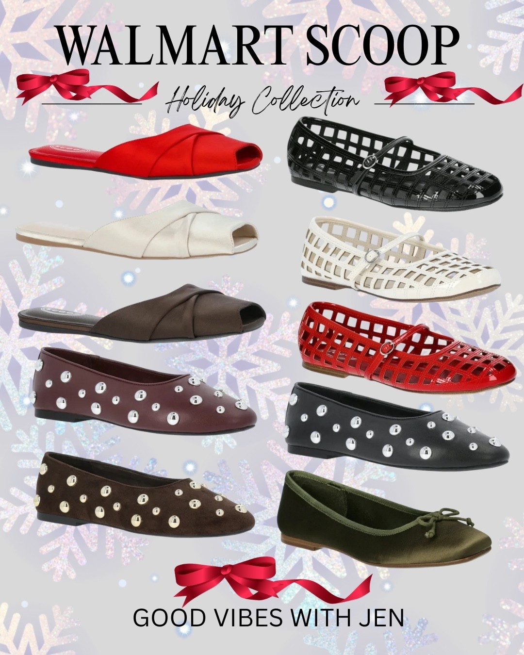 ✨ Scoop’s new holiday collection at Walmart is here — the footwear doesn’t disappoint!! For this collection think satin, sequins, and all the cozy-fuzzy textures you’ll want all season long. Perfect for every party (or just looking festive at home) 💫

‼️ Ladies - these beauties are selling out super fast! Walmart new arrivals are no joke! Especially at the holiday - I wanted to share this NEW DROP ASAP for you. Love you babes 🤍
Don’t hesitate if you want something & keep checking back for restocks! 


#LTKSeasonal #LTKParties #LTKShoeCrush