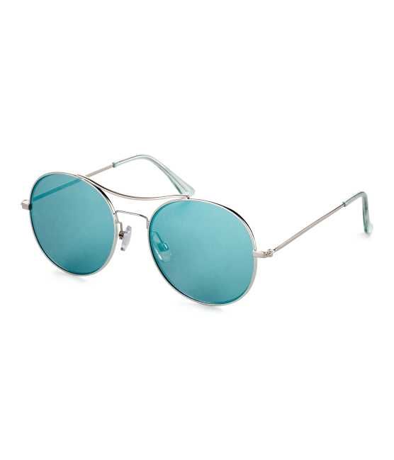 H&M - Sunglasses - Silver-colored/turquoise - Women | H&M (US)