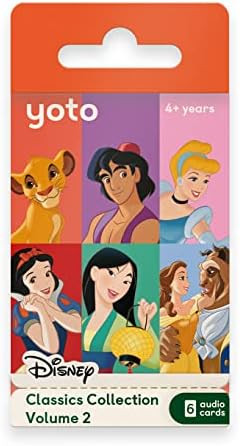 Yoto Disney Classics Collection: Vol. 2 – Kids 6 Audio Cards for Use with Player & Mini All-in-... | Amazon (US)