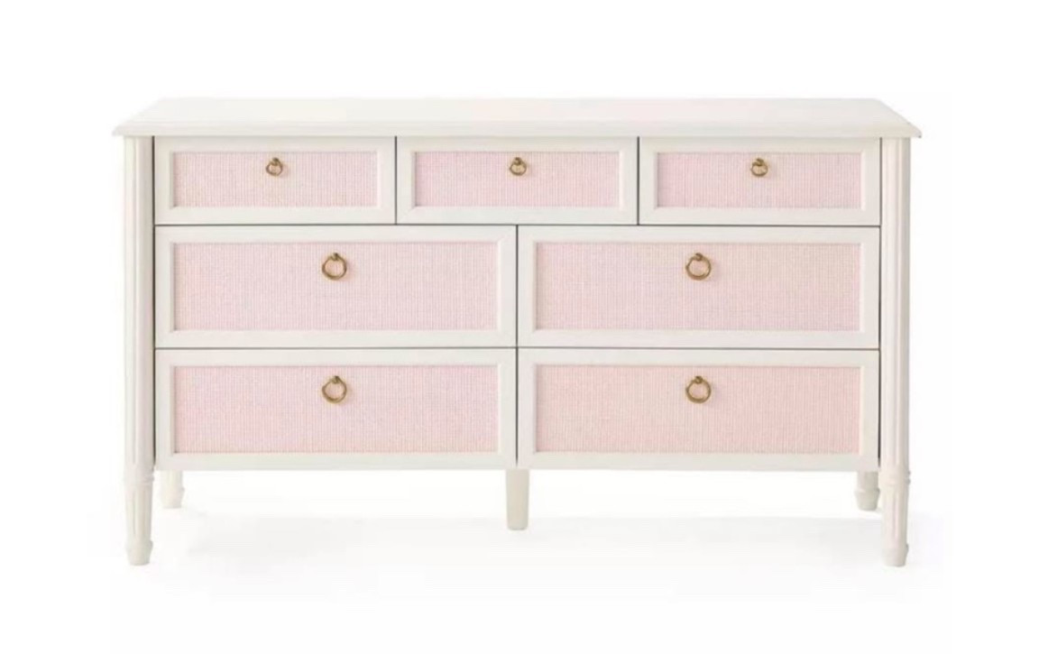 Serena & Lily wren dresser
Pink dresser
Baby room
Girl nursery