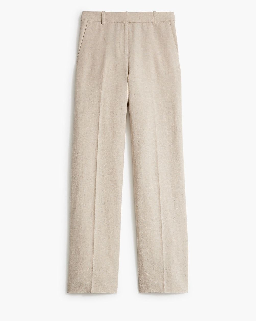 Linen-blend Remy high-rise wide-leg pant | J.Crew Factory