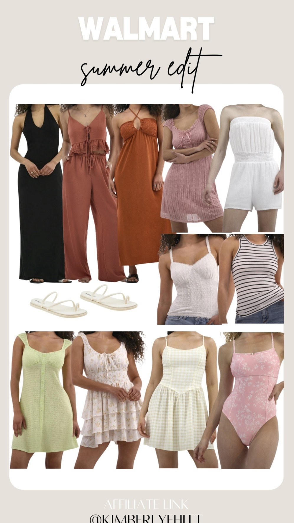 Walmart summer edit! 

Maxi dress, sandals, tank top, romper, shoes, jumpsuit 

#LTKShoeCrush #LTKStyleTip #LTKFindsUnder100