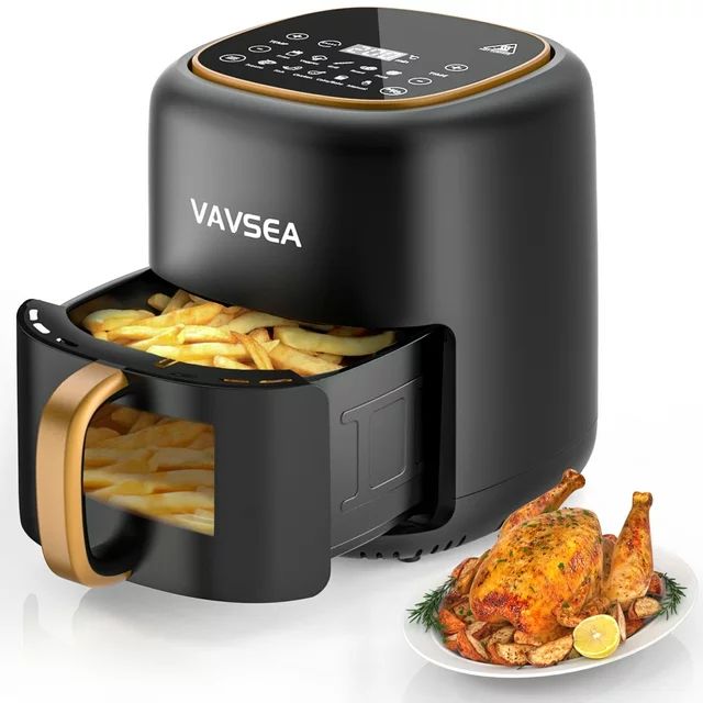 VAVSEA 6.5QT Air Fryer with Visible Cooking Window, 10-in-1 Digital Touch Large Airfryer Oven Coo... | Walmart (US)