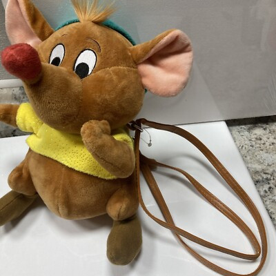 Rare Gus-Gus  Plush DISNEY Girls Cross Body Bag Cinderella Character | eBay US