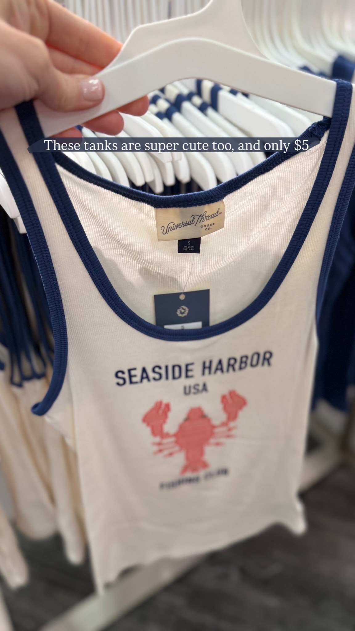 These tanks are super cute too, and only $5.