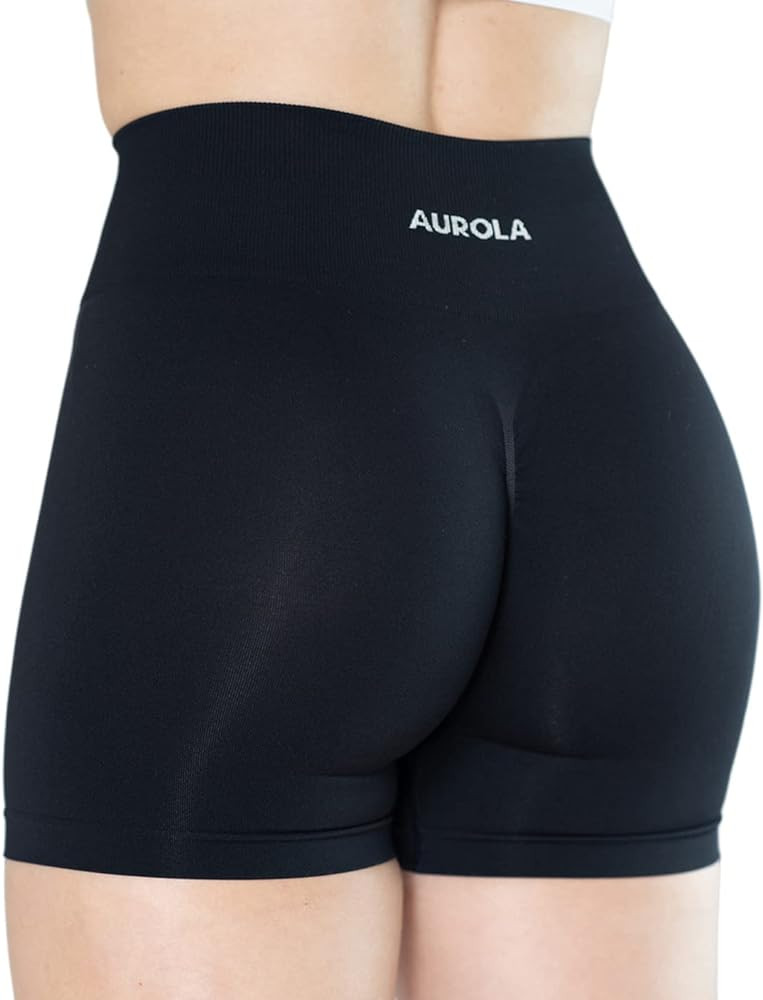 AUROLA Dream Collection Women Workout Shorts High Waist Gym Shorts, Scrunch Butt Seamless Athleti... | Amazon (US)