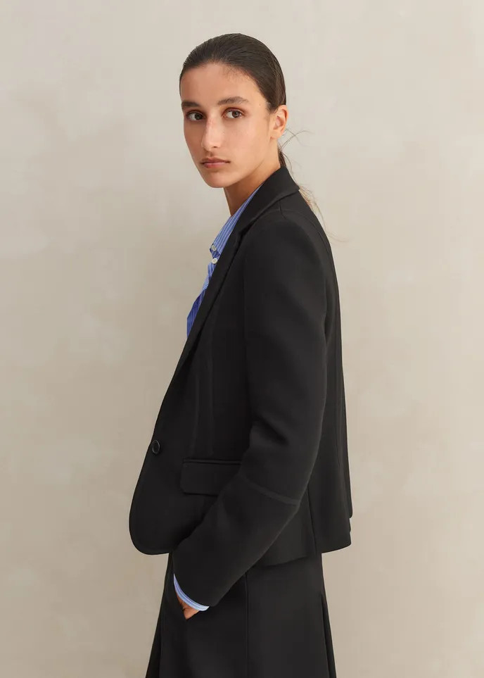 Bracelet Sleeve Short Workwear Blazer | ME+EM US