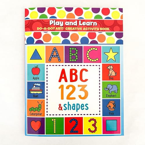 Do A Dot Art! Play and Learn Creative Activity and Coloring Book. Great for Learning Numbers, Letters and Shapes. Preschool Kindergarten Teacher Activities Gift | Amazon (US)