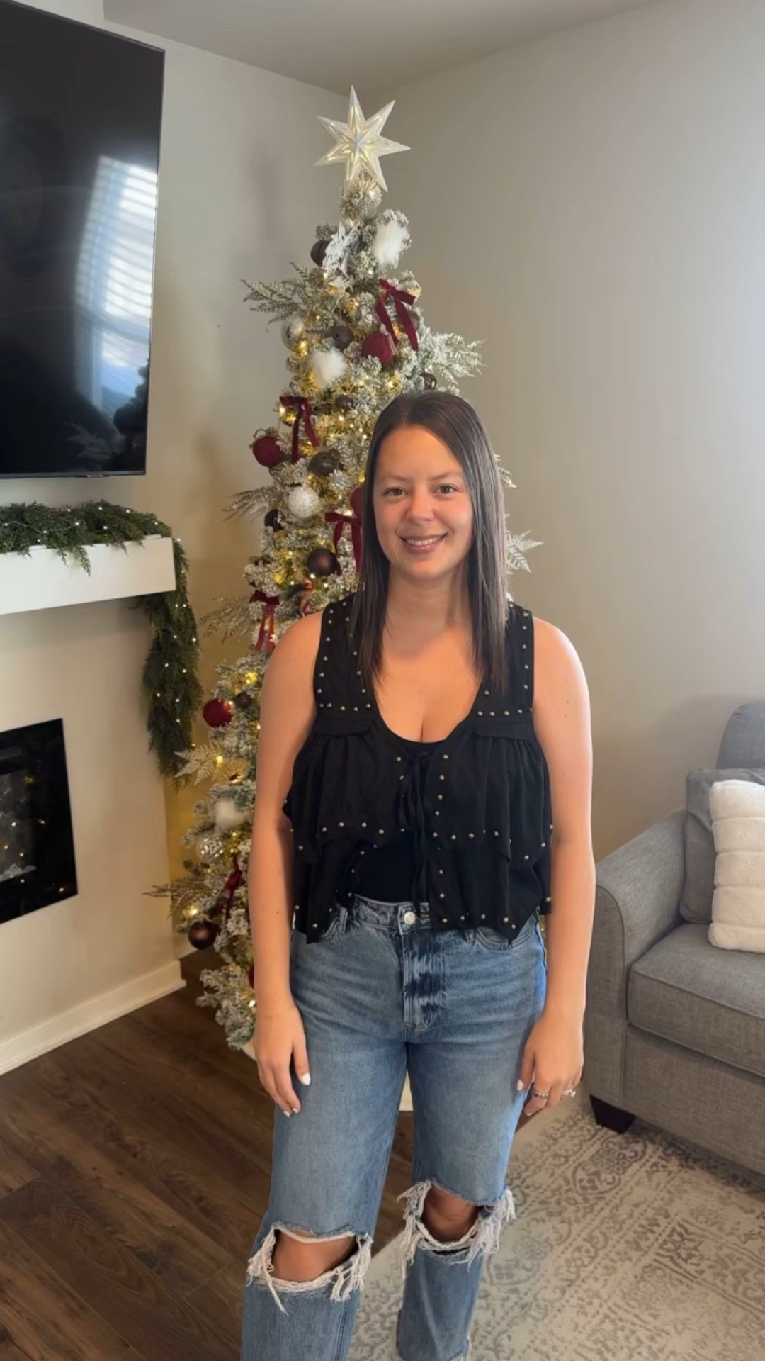 This studded tank top from Amazon is so good! It would be perfect under a leather jacket. I am wearing my normal size medium. 

#LTKFindsUnder50 #LTKSaleAlert #LTKootd